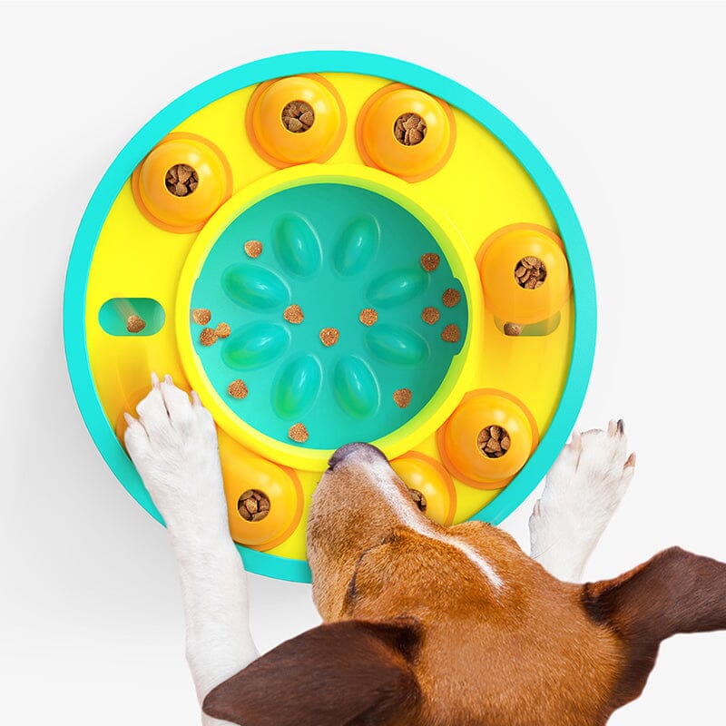 Spinning Wisdom Dog Toys Slow Leakage Feeding Box