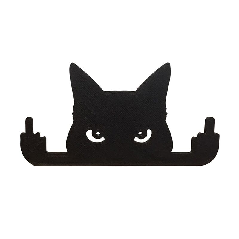Pre-Sale>>Black Peeping Cat Ornament