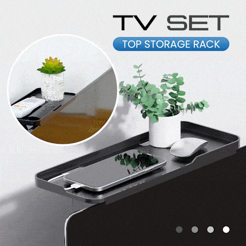 TV Set Top Storage Rack