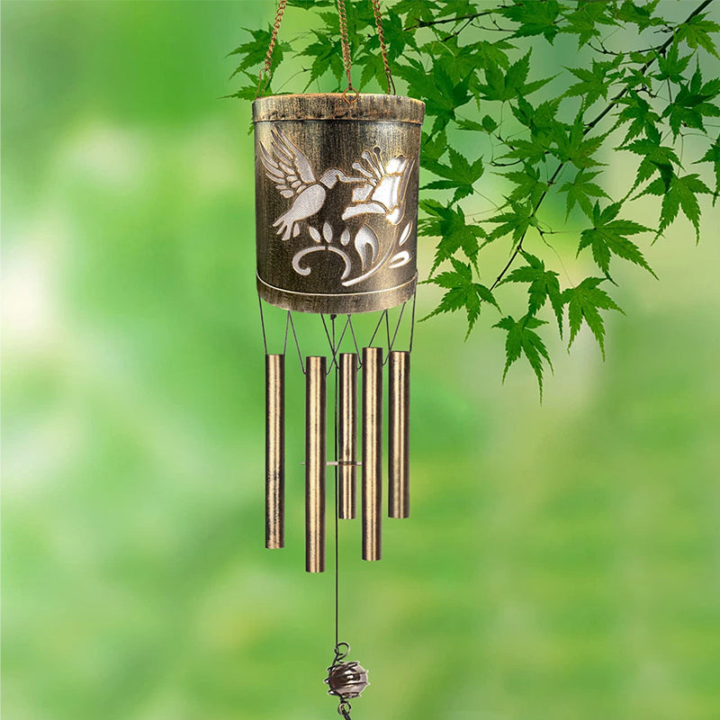 Pre-Sale>>Hummingbird Metal Wind Chime Lamp