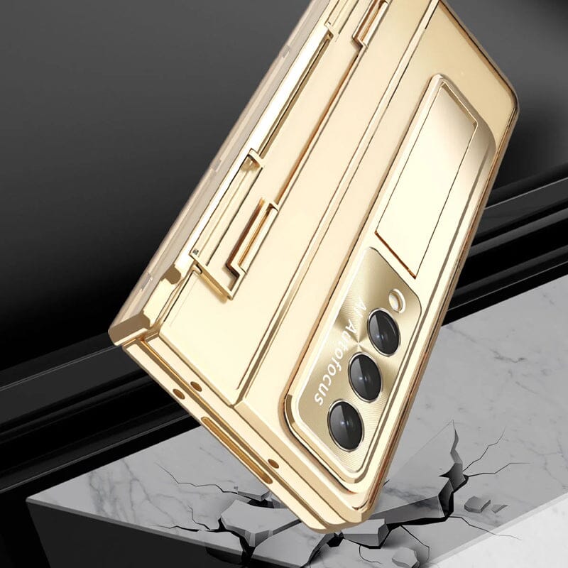 Enhanced Version of Hinge Folding Shell Case For Samsung