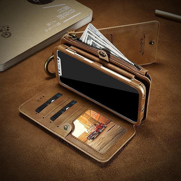Handmade Luxury Retro Leather Comfort Wallet Phone Case
