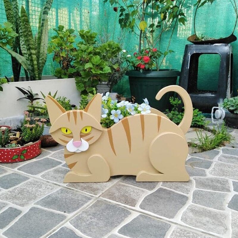 Cat Shaped Planter