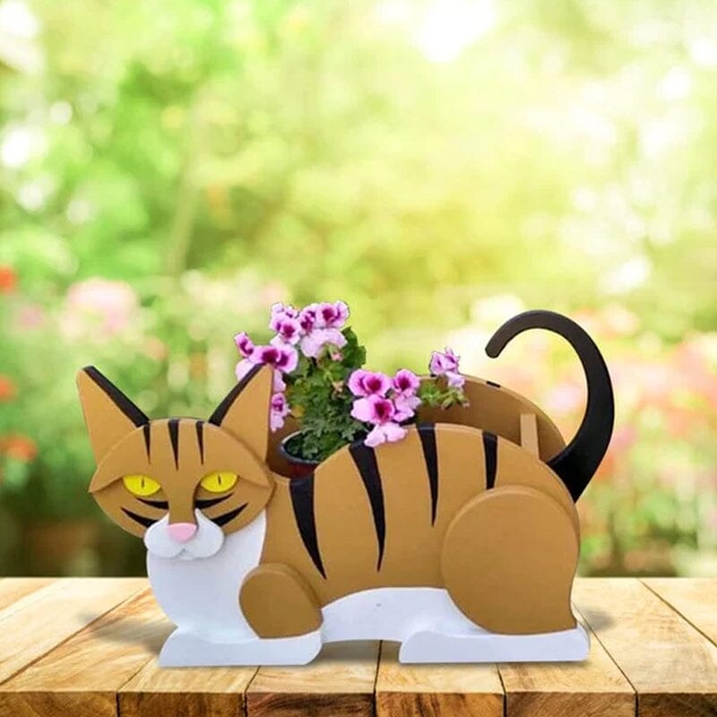 Cat Shaped Planter