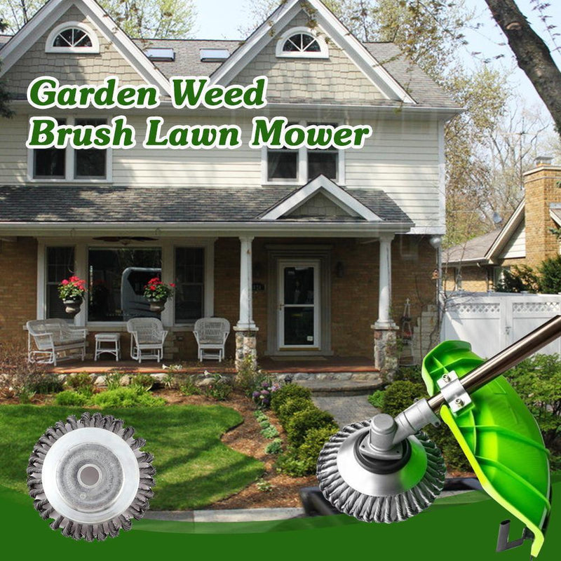 Domom Garden Weed Brush Lawn Mower