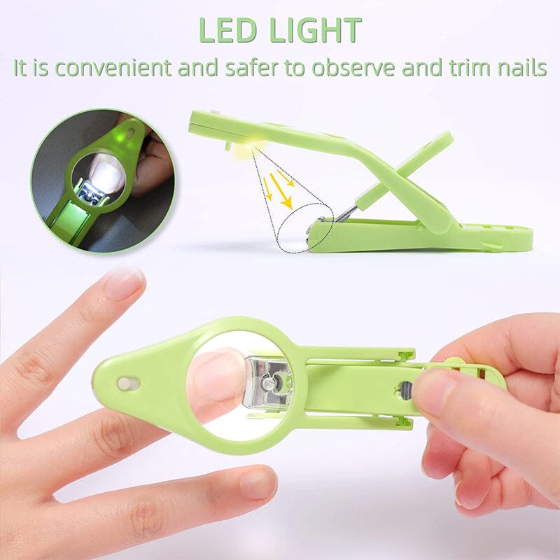 LED Lamp Professional Nail Scissors