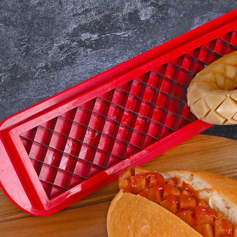 Perfect Criss-Cross Slots Hotdogs Slicer