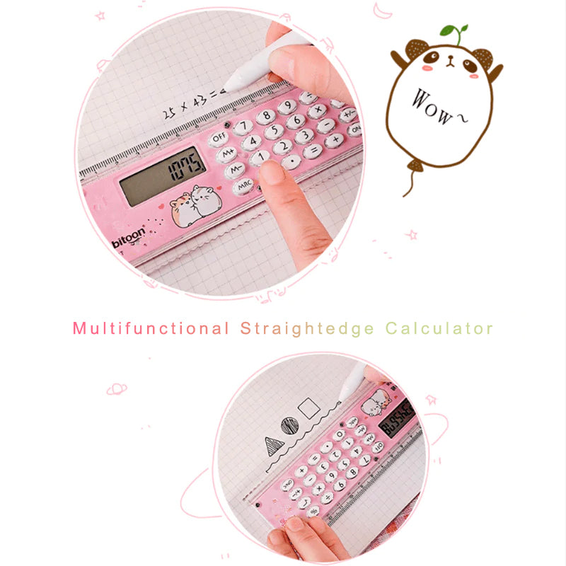 Multifunctional Straightedge Calculator