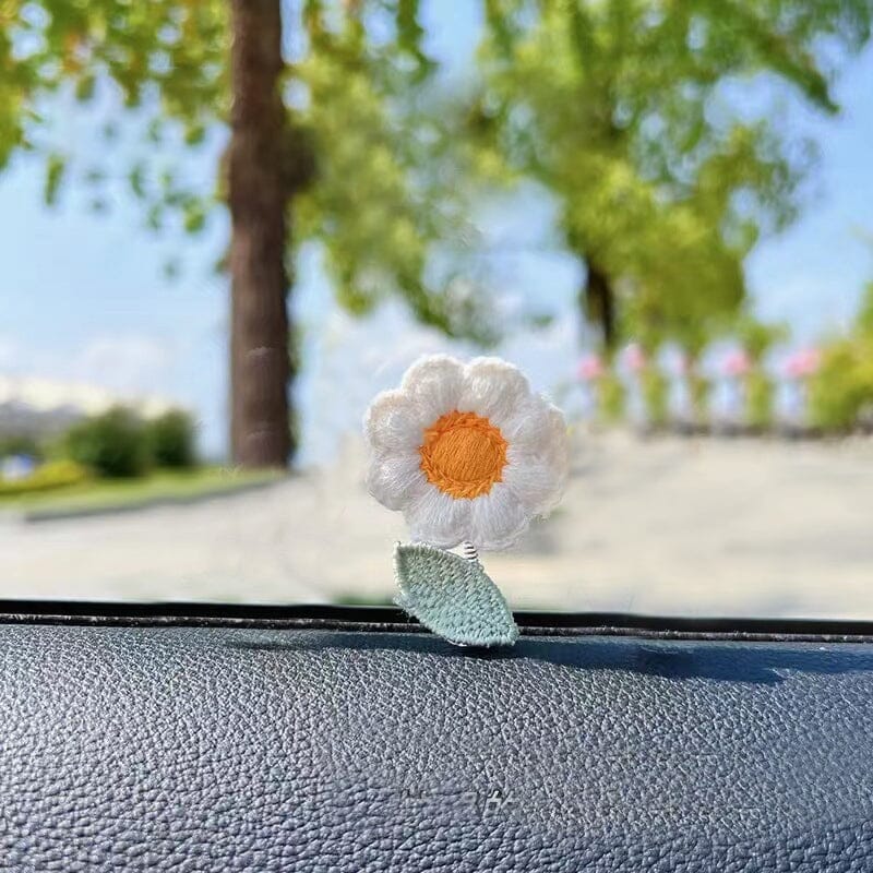 Shaking Head Flower Car Ornament