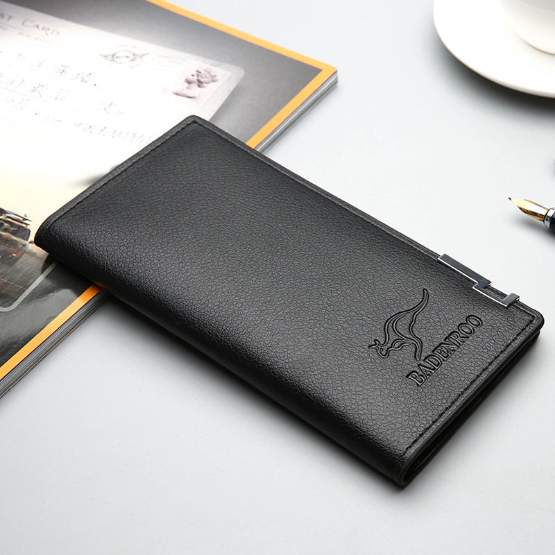 Men's Long Leather Wallet