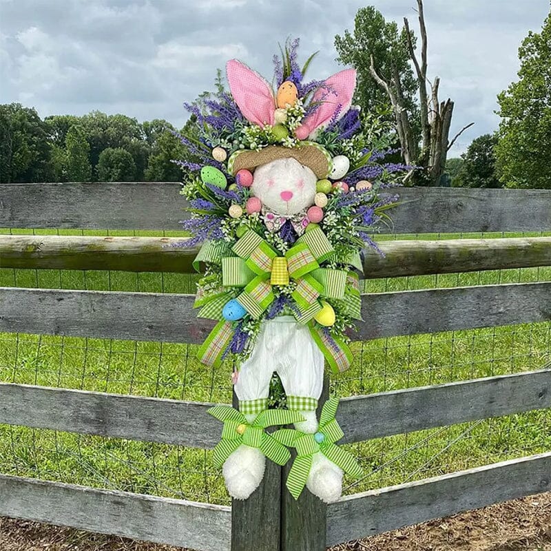 Easter Bunny Colorful Wreath
