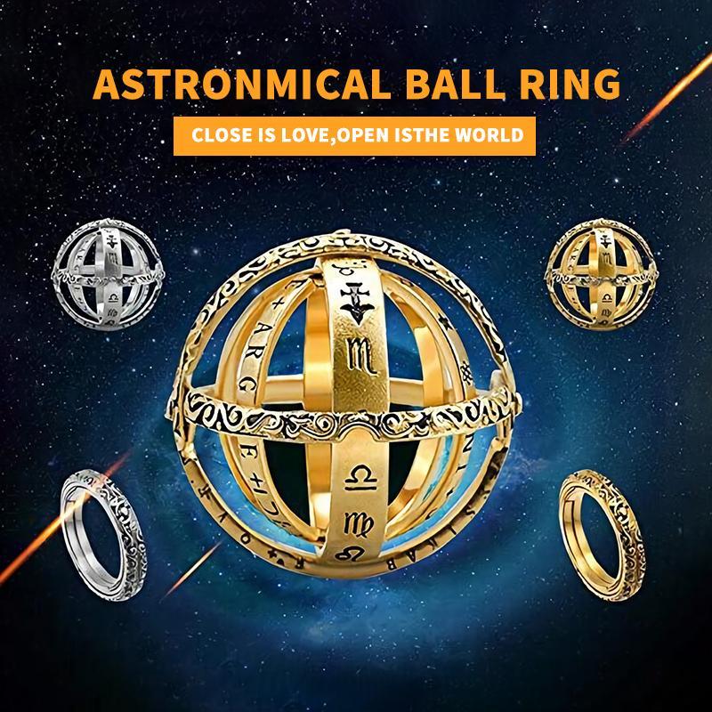 ASTRONOMICAL RING. Close is love. Open is the world.