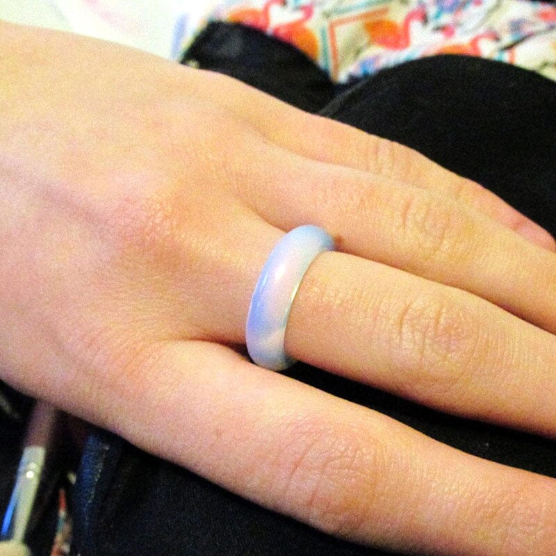 Aurora Borealis Opal Ring