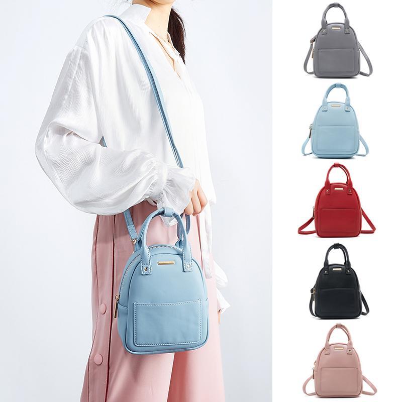 Magoloft™ PU Leather Cute Candy Color Mini Backpack