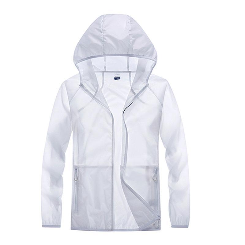 Lightweight Hooded Jackets Sun Protection+Quick Dry Windproof Packable