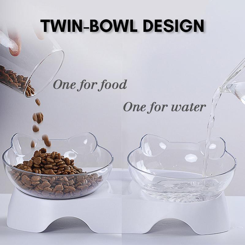 Cat Feeding Bowl (Single/Double)