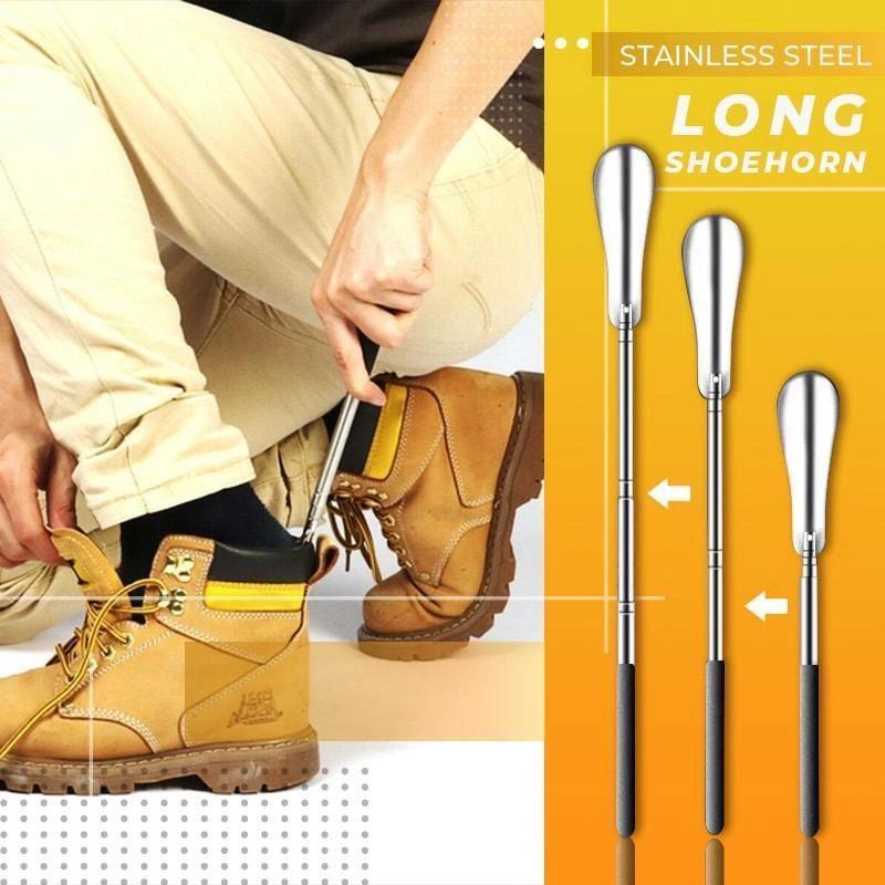 Stainless Steel Retractable Shoehorn