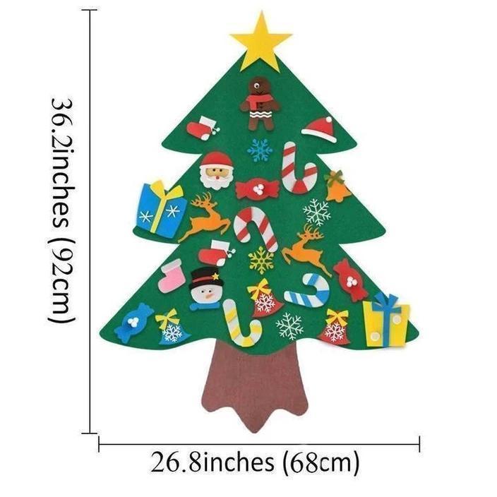 DIY Felt Christmas Tree (Best Gift For Children)