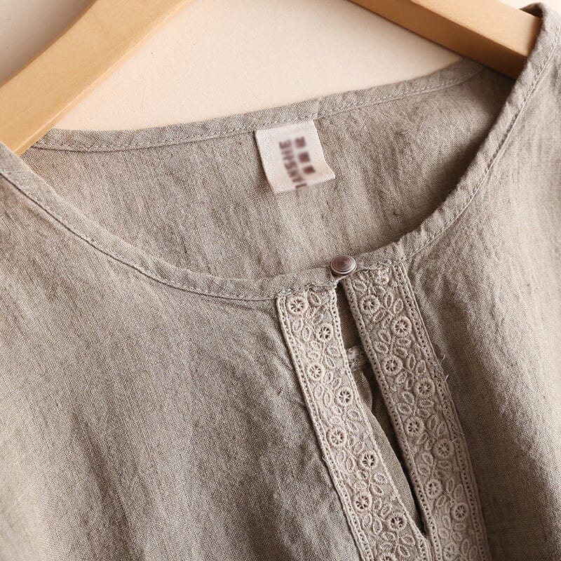 Women's Cotton Linen Shirt