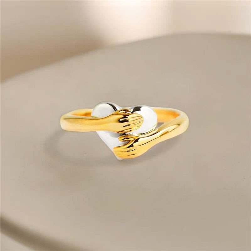 FOR DAUGHTER - MY HEART ALWAYS HOLDS YOU HEART HUG RING