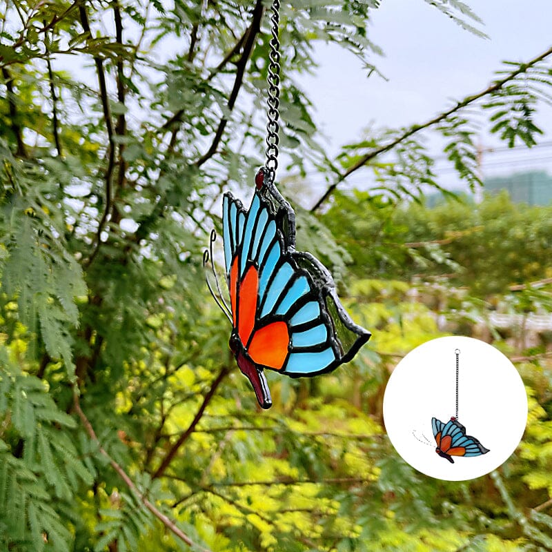 Butterfly Stained Window Hangings