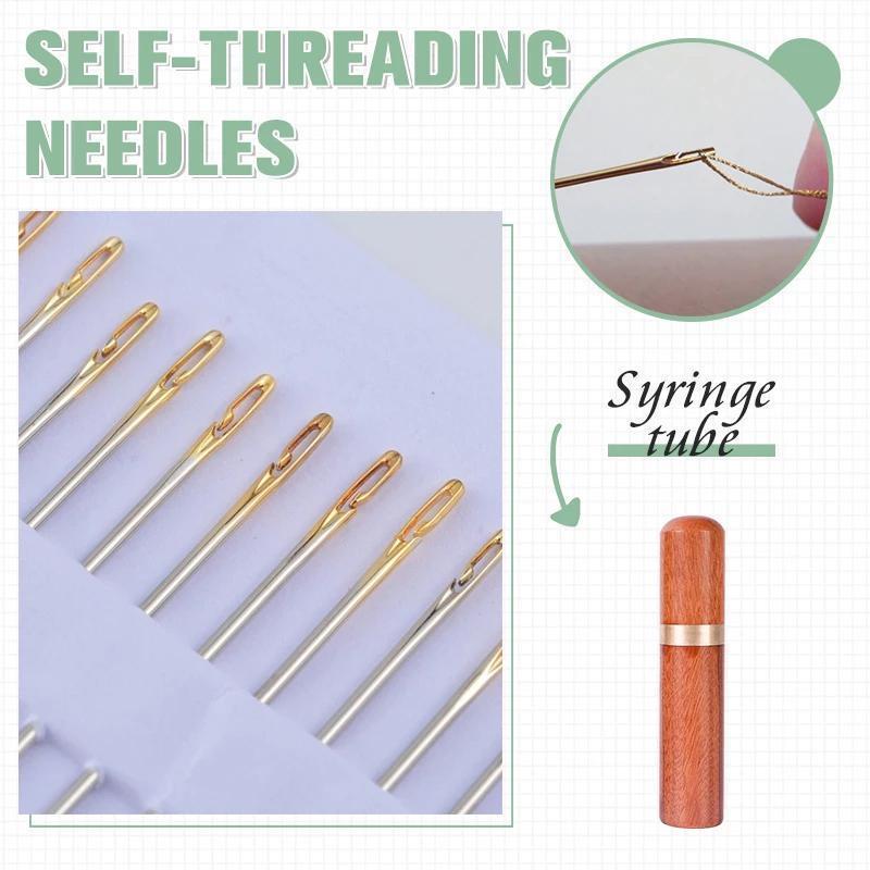 Self-threading Needles