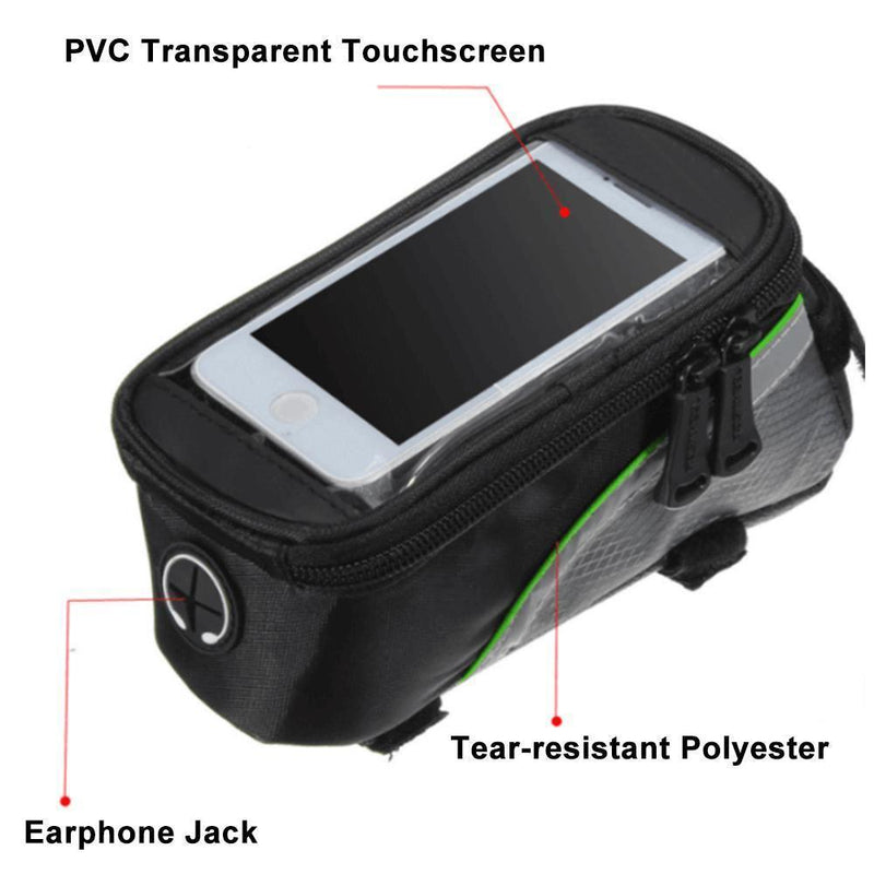 Touch screen bike bag