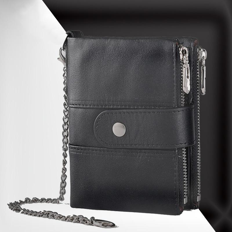 Anti-magnetic Tassel Leather Card Case Coin Purse