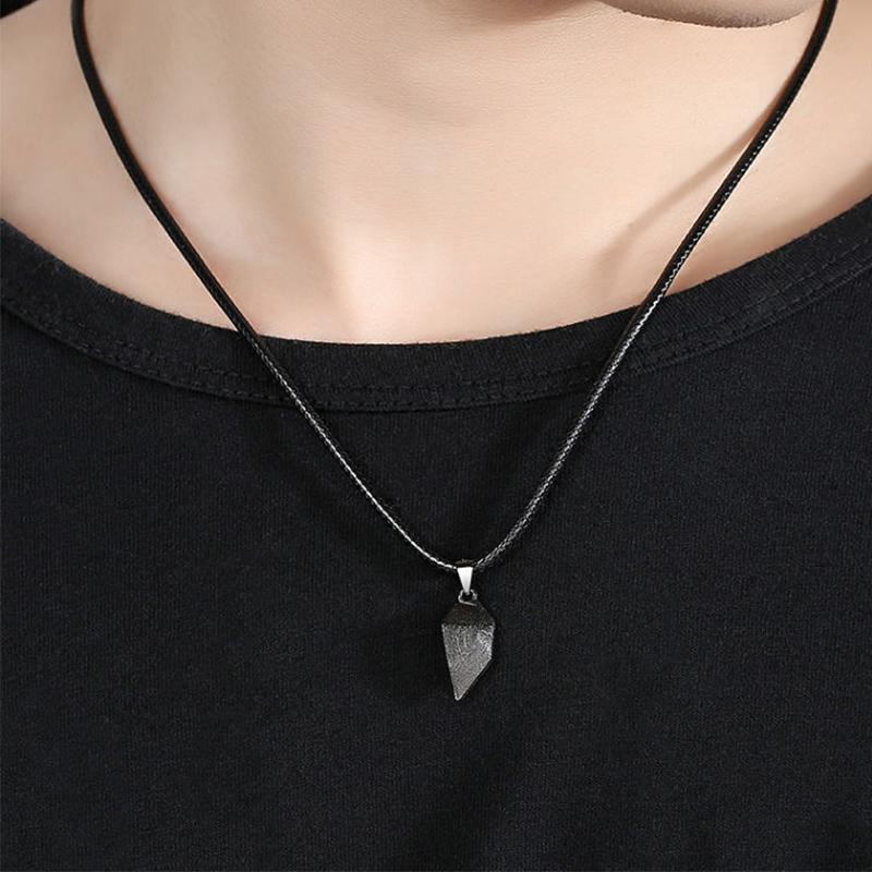 Couple Heart Stitching Necklace