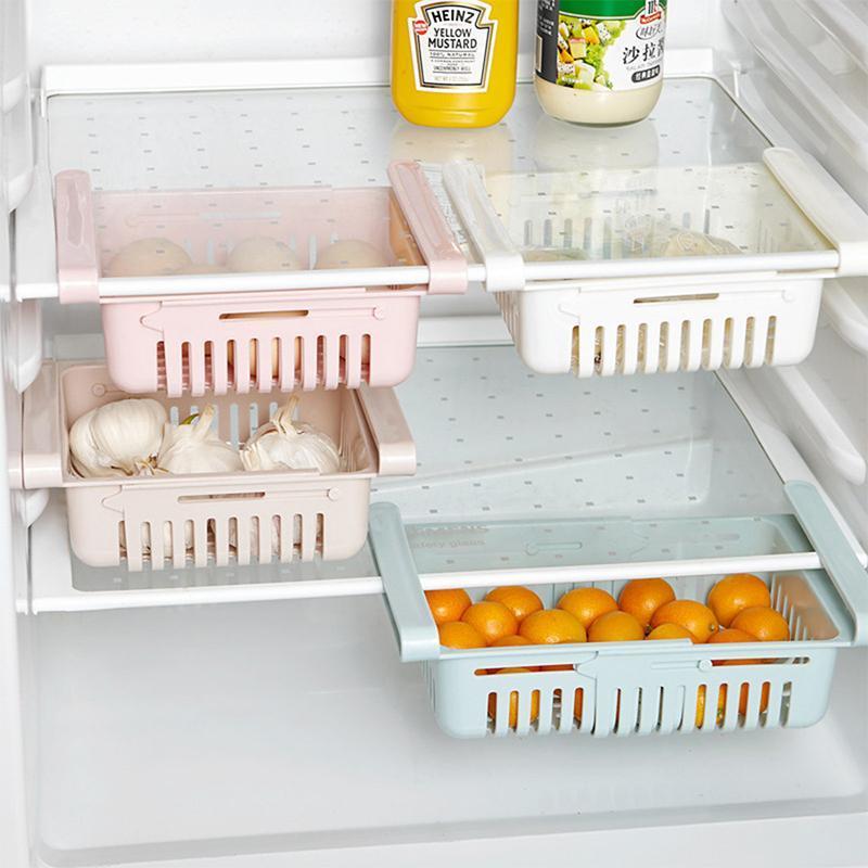 Kitchen Storage Refrigerator Partition Storage Rack