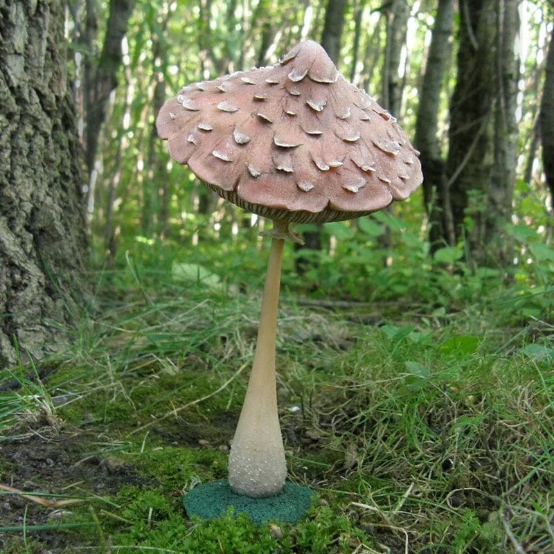 Funny Face Mushroom Garden Statue