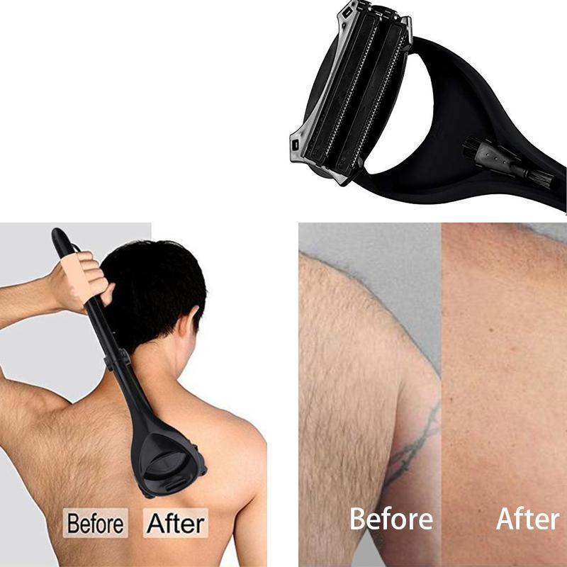 Two-Headed Blade Back Hair Shaver