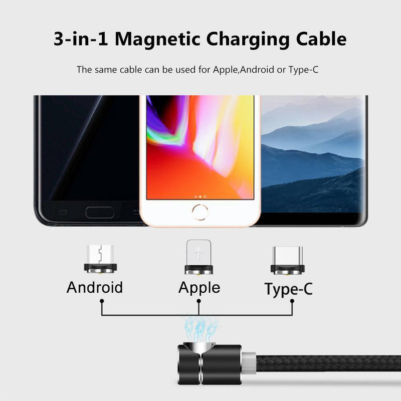 Hirundo 3-in-1 Magnetic Charging Cable