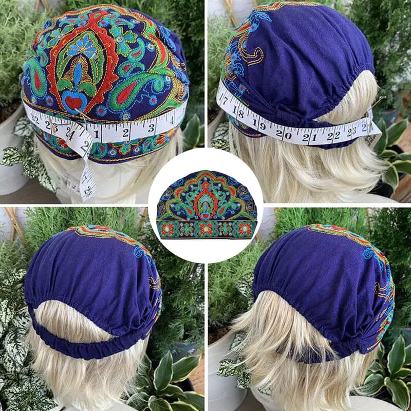 Embroidered Bandana Caps