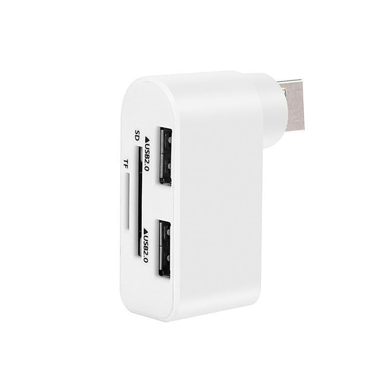 Portable 4 in 1 Rotatable USB Hub
