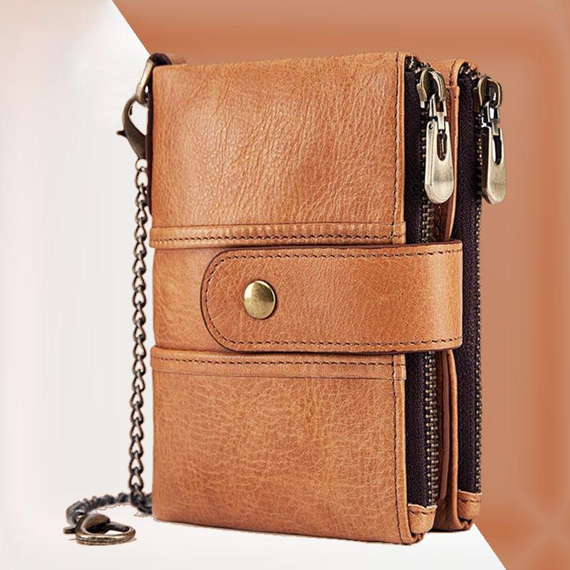 Anti-magnetic Tassel Leather Card Case Coin Purse
