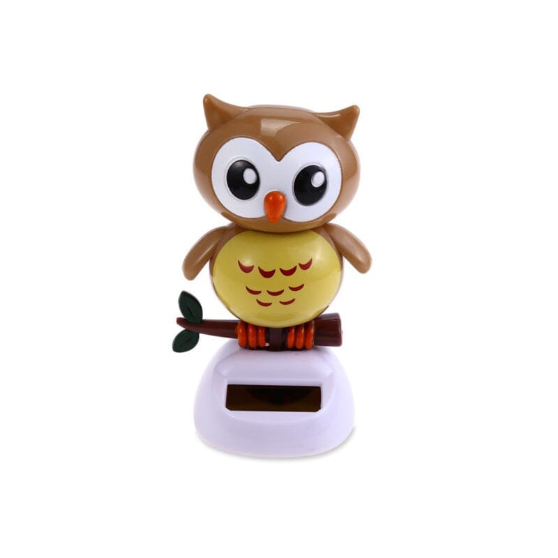 Owl Shape Solar Powered Animal Shaking Head Toy