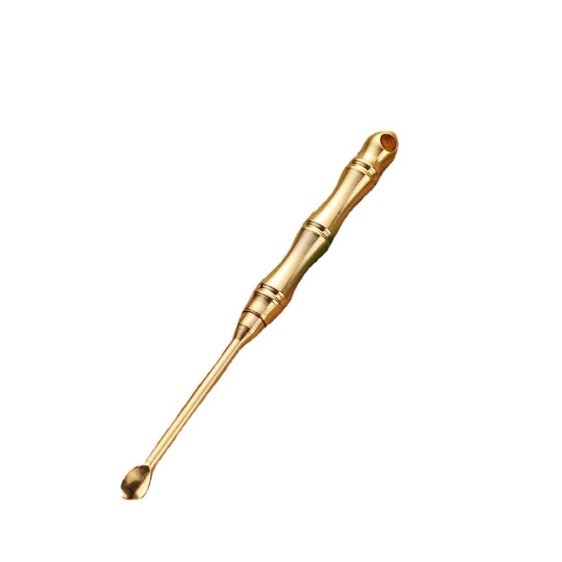 2 In 1 Brass Ear Spoon Toothpick