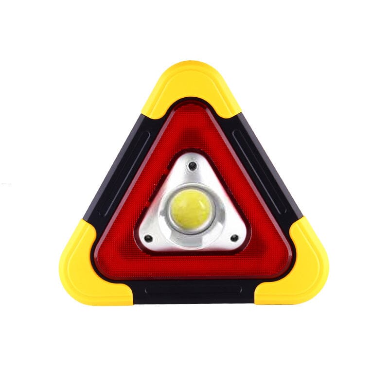 2-IN-1 Solar Emergency Triangular Roadside Warning Light